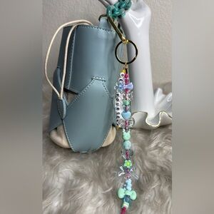 Purse Bag Charm Hand Beaded Inspirational “Be Yourself “